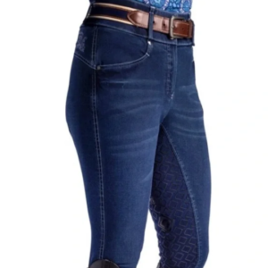 ROMFH LDS Claudia 3 Button Full Grip - Dark Rinse Denim