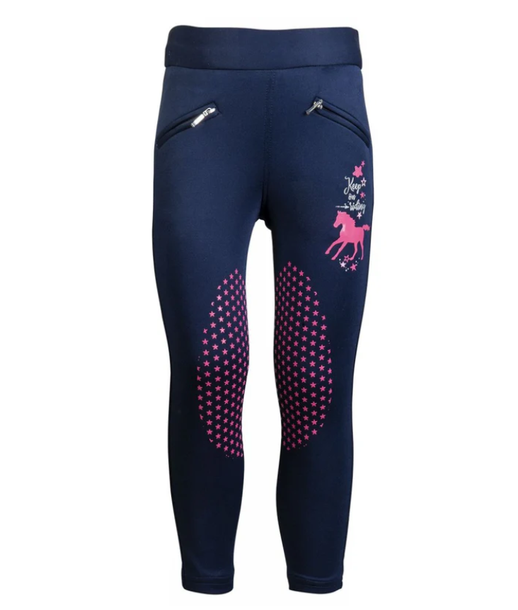 HKM KIDS Funny Horses Pink Pony Silicone Knee Patch - Image 3