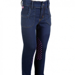 HKM Kids Bellamonte Horses S. Knee Patch Jean Breeches