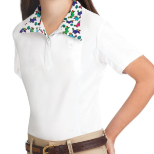 ROMFH Kids Sarah Showshirt SS - Disco Ponies