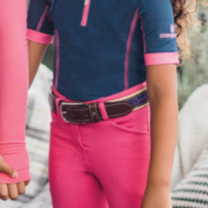 ROMFH Kids Chillfactor Sunshirt SS - Lilybits Navy/Juicy Pink