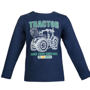 HKM Kids Glow in the Dark Tractor Tshirt LS