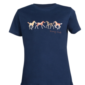 HKM Kids Pony Club Tshirt - Black