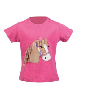 HKM Kids Lola Fluffy Tshirt Pink