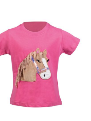 HKM Kids Lola Fluffy Tshirt Pink - 20% Off