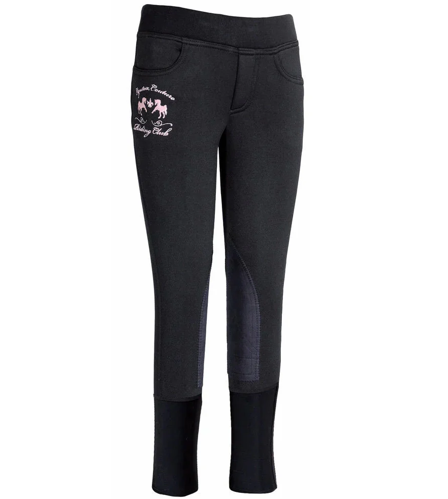 Equine Couture Childrens Riding Club Pull On Breeches