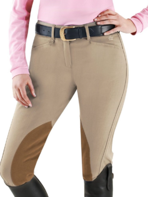 Ovation Ladies Euroweave DX Taylored Front Zip Breeches