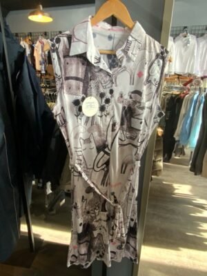 Espoir Short Sleeve Shirt Dress