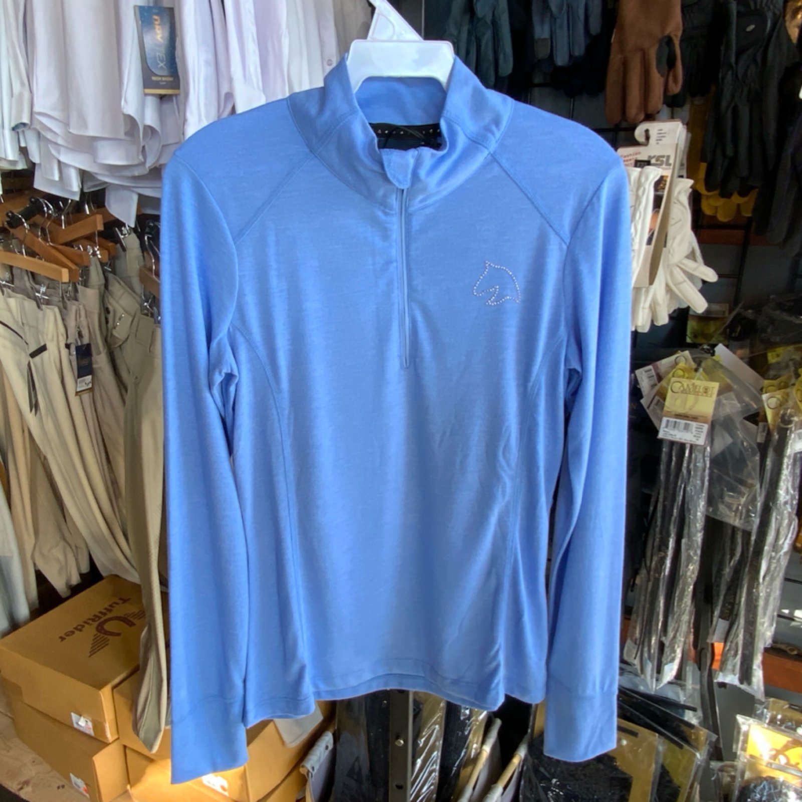 ELT Basic Zip Chester LS Shirt