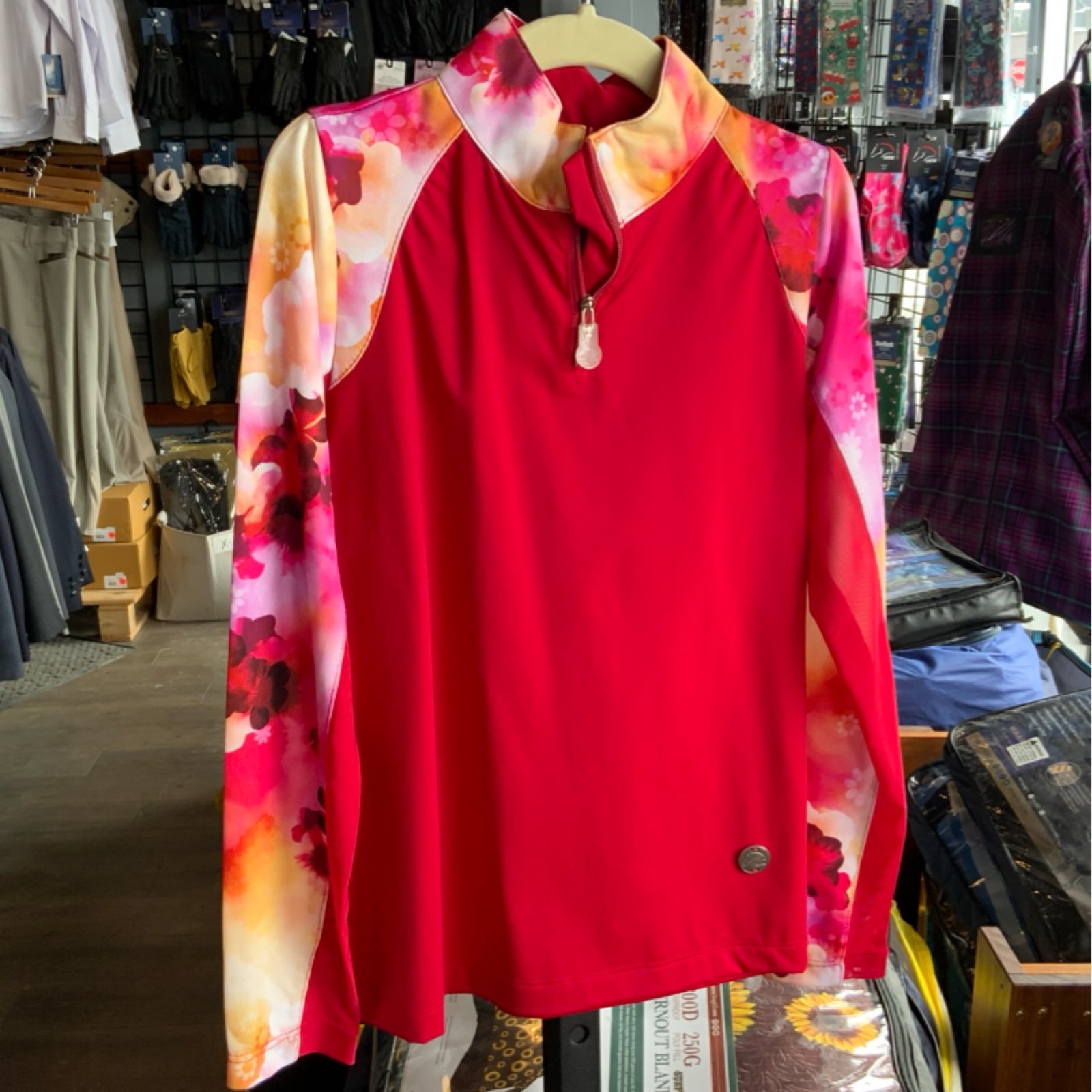 HKM Kids Functional LS Shirt - Essentials Flower