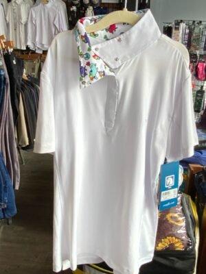 ROMFH Kids Sarah Showshirt SS - Disco Ponies