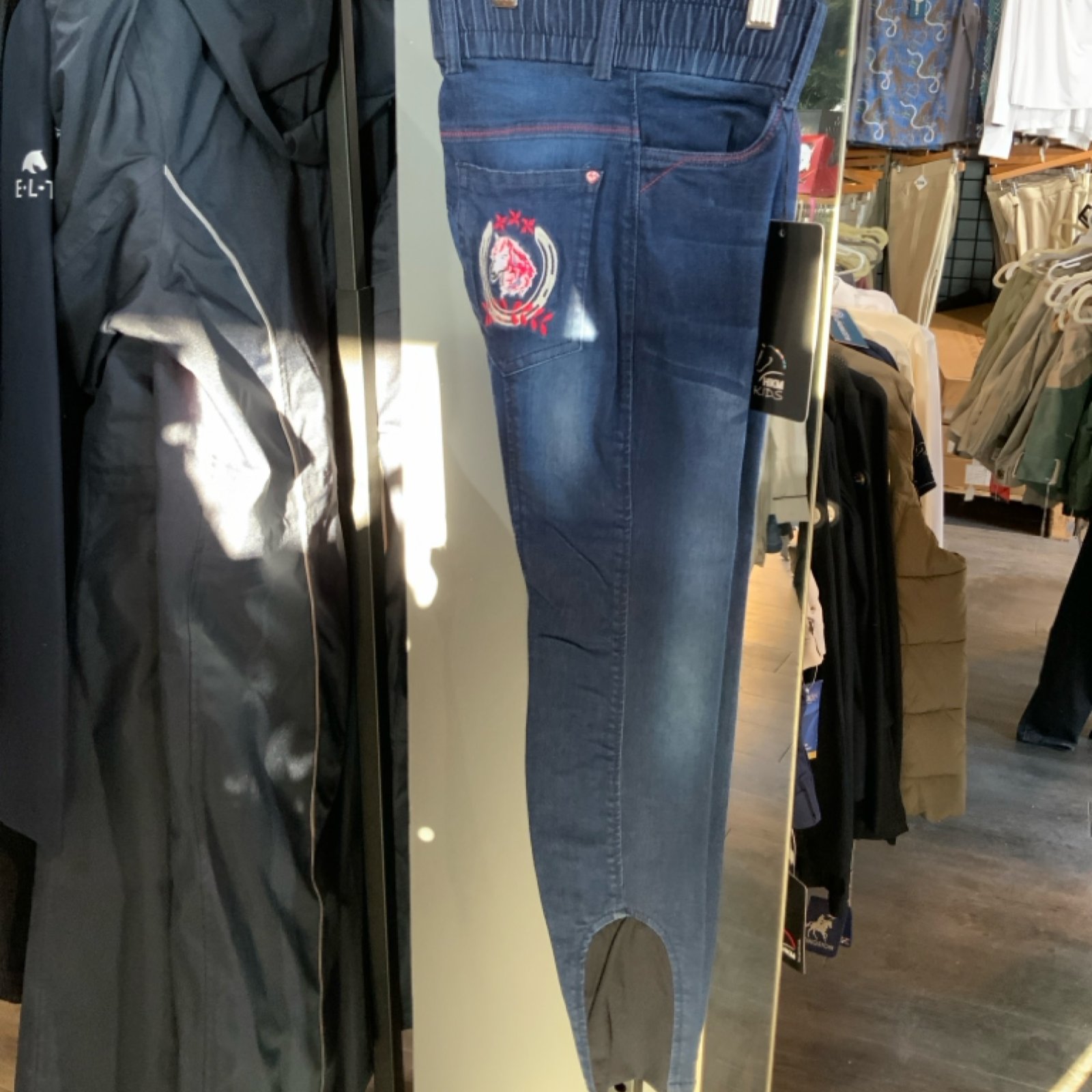 HKM KIDS Aimee Denim Silicone Knee Patch