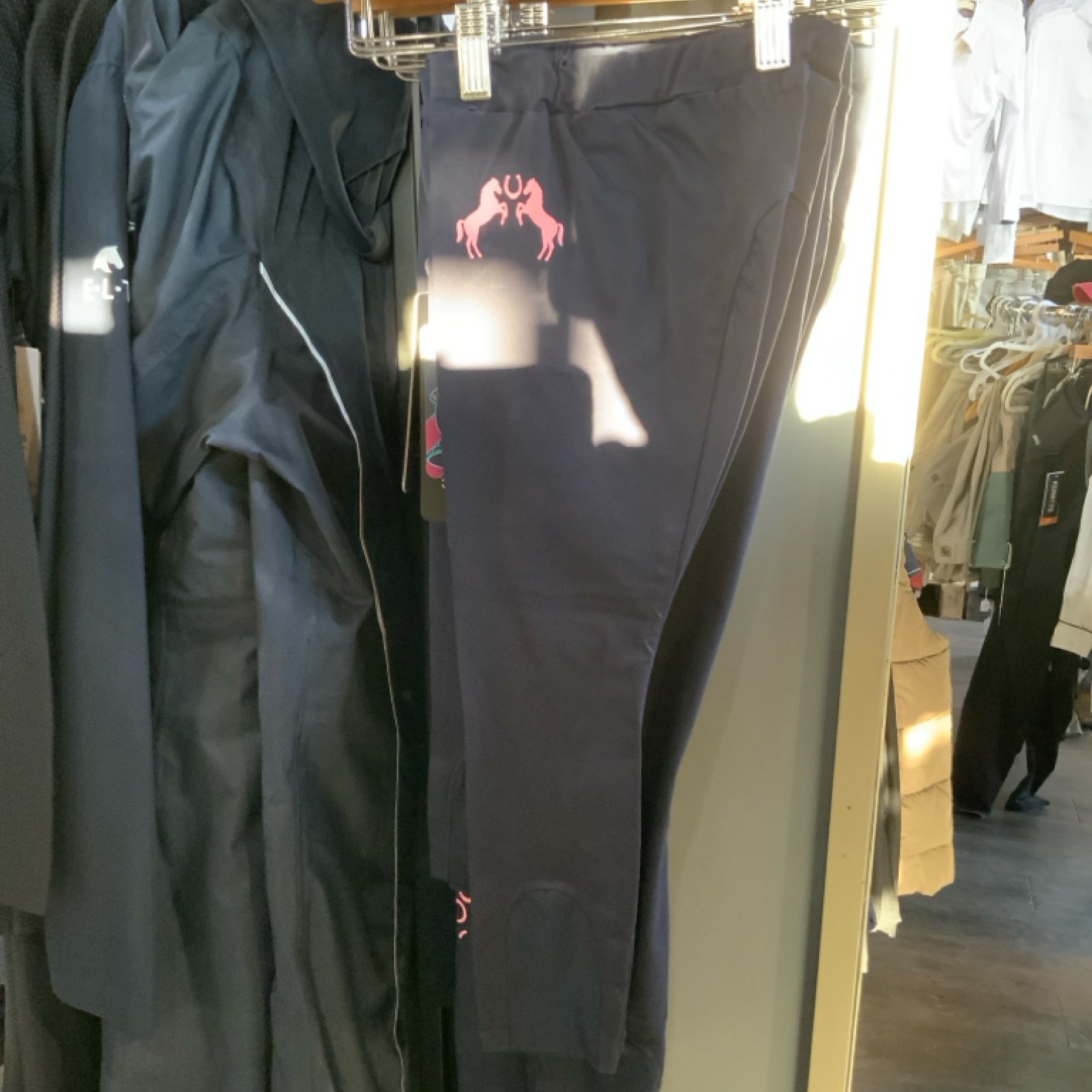 HKM KIDS Funny Horses Pink Pony Silicone Knee Patch