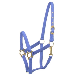 Gatsby Classic Nylon Halter w/Snap - Blue - 50% Off