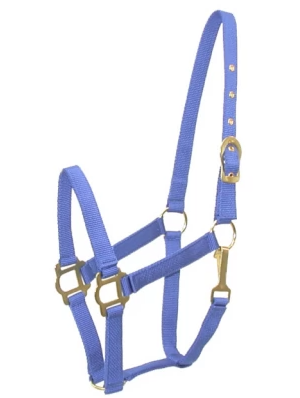 Gatsby Classic Nylon Halter w/Snap - Blue - 50% Off