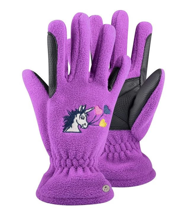 ELT Kids Lucky Unicorn Winter Riding Gloves