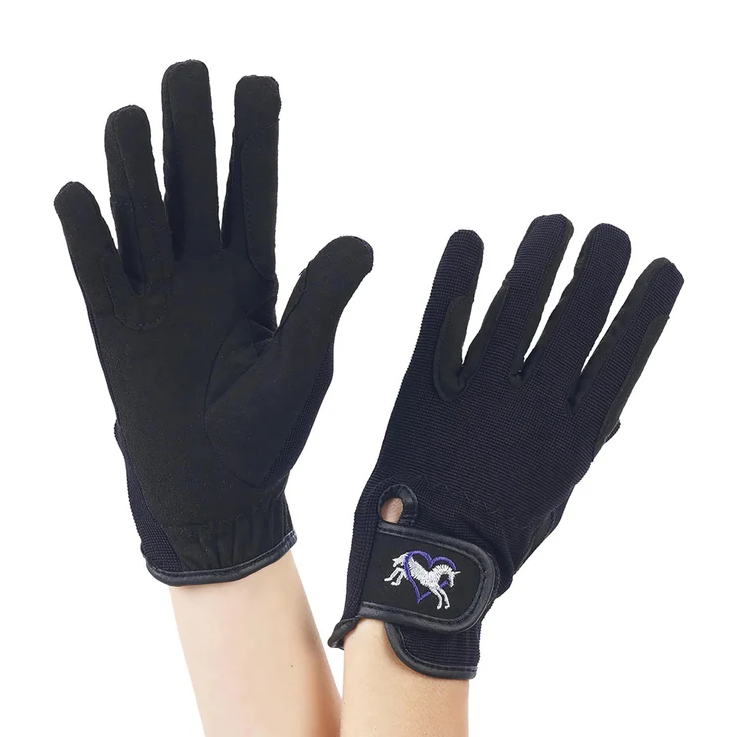 Ovation Kids Hearts & Horse Gloves
