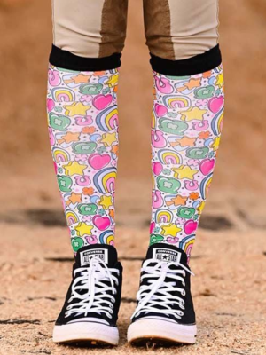 Dreamers & Schemers O/S Youth Boot Socks + Spare Sock Various Prints