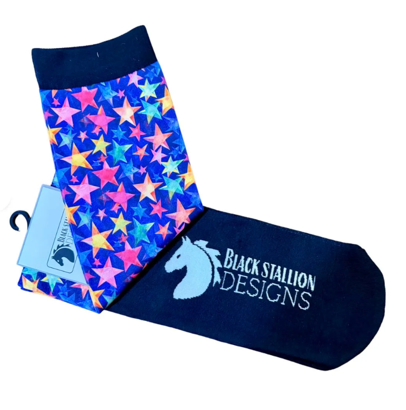 Black Stallion Designs Kids Socks Various Prints - Image 2