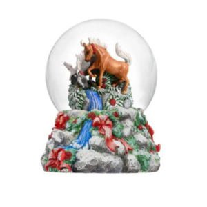 Breyer Winter Woodland Snow Globe