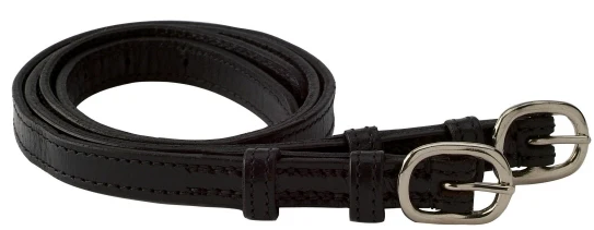 Henri de Rivel Leather Spur Straps w/ Plain Buckle 20”