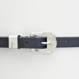 Camelot Silver Buckle Spur Strap 3/8x19