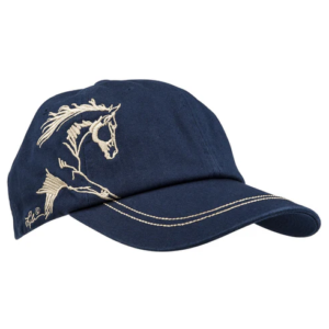 Navy Running Horse Baseball Hat