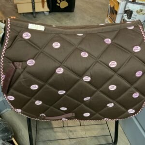 Lettia Embroidered All Purpose Saddle Pad - Live Simply Print