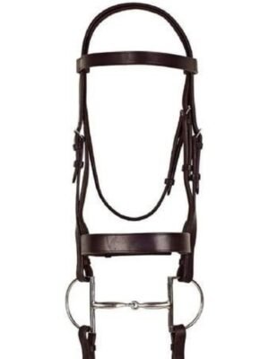 Ovation® Classic Wide Hunt Bridle with Laced Reins