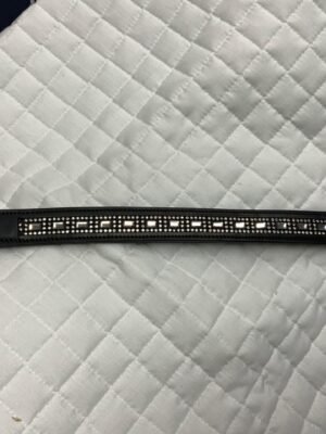 Harmohn Kraft HK Americana Crystal Rectangles Outline Browband- Wide