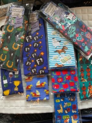 Dreamers & Schemers Pair & a Spare Boot Socks Various Prints
