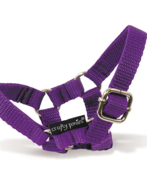 Crafty Ponies Pony Headcollar - Purple