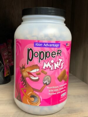 Rooster Booster Popper Mints Equine PPPRMNT 5lb Jar