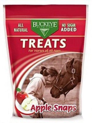 Buckeye Nutrition All Natural No Sugar Added Apple Snaps Treats
