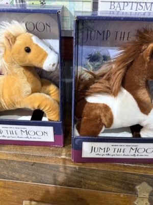 Jump the Moon Book & Stuffed Horse Set