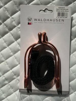 Waldhausen Rose Gold Spurs with Straps 20mm