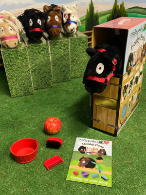Crafty Ponies Hobby Pony Boxed Set - Black