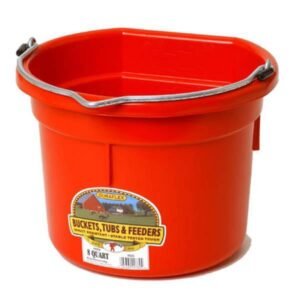 Little Giant 8 Quart DuraFlex Flat Back Plastic Bucket