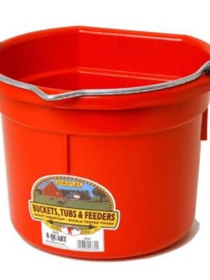 Little Giant 8 Quart DuraFlex Flat Back Plastic Bucket