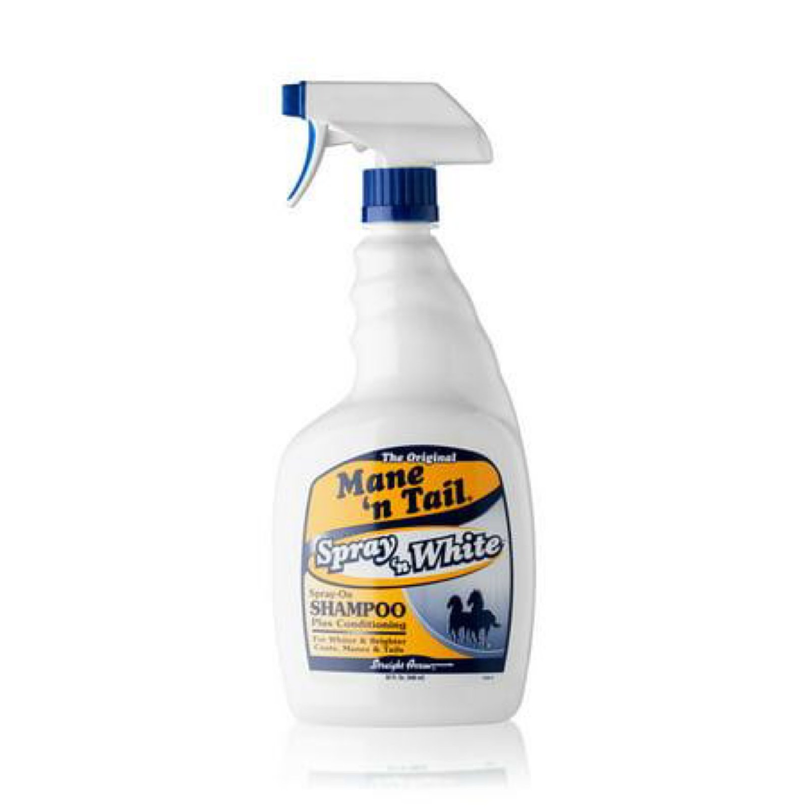 Mane Tail White Spray On Shampoo Plus Conditioning 32 Oz