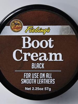 Fiebings Boot Cream Polish Black 2 Ounce