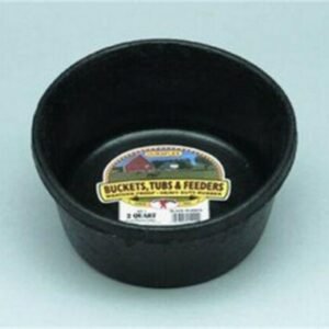 Miller Rubber Feed Pan Black 2 Quart