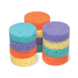Jacks 12. 3 x 1 in. Rainbow Tack Sponges