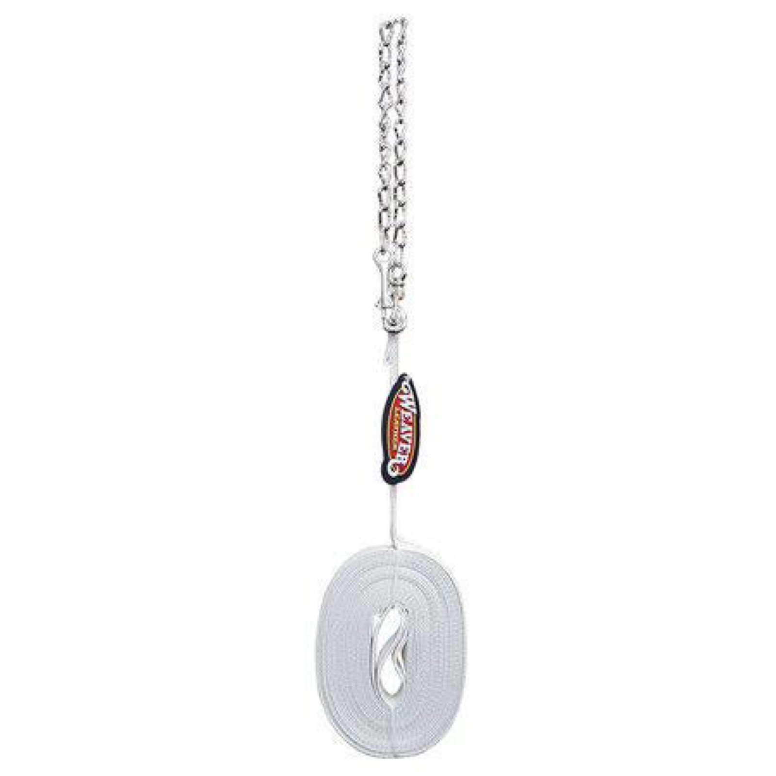 Weaver Flat Cotton Lunge Line with Chain 1x27’