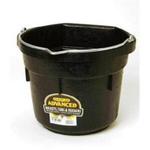 Flat Back Pail Black