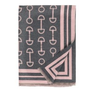 AWST INT L Acrylic Cashmere Snaffle Bit Scarf/Shawl