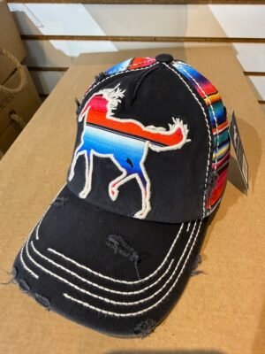 Awst Rainbow Pony Applique Baseball Hat
