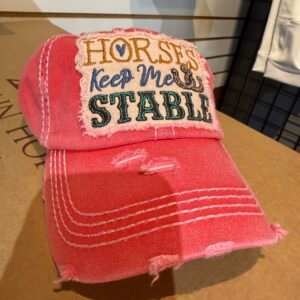 Awst "Horses Keep Me Stable" Baseball Hat