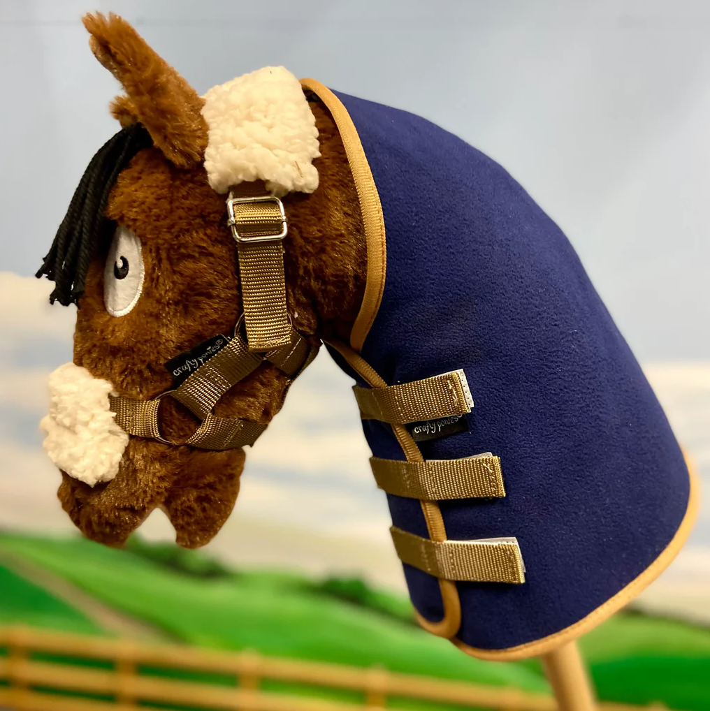 Crafty Ponies Hobby Horse HeadCollar - Blue