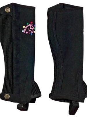Ovation Kids Horse N Heart Half Chaps
